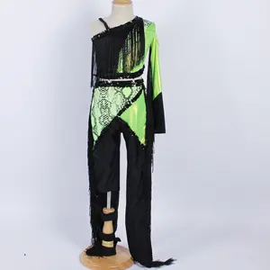 Traje de baile de aluminio brillante para hombre, leotardo con estampado de serpiente y lentejuelas negras, traje de baile Crazy primitive para actuaciones en escenario, ropa de baile de jazz