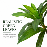 Arbre artificiel Dracaena Fragrans, plante de dragon hyper-réaliste en PE, écologique, ignifuge et résistant aux UV, 170 cm, directement de l'usine, pour la maison