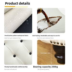 Stile europeo di lusso Chaise Longue tirare con fibbia singola Chaise Lounge sedia per camera da letto in <span class=keywords><strong>ferro</strong></span> Toffee sedia accessibile per - Product Image 4