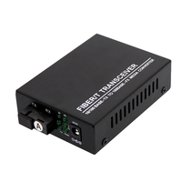 Convertidor de medios de fibra óptica 1 fibra 4 RJ45 10/100/1000M convertidor de medios TP Link para FTTH 20km