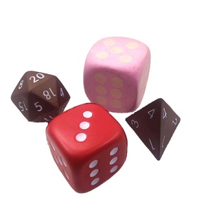 Tùy chỉnh <span class=keywords><strong>12</strong></span> mặt tập luyện yoga chống căng thẳng trò chơi Cube tập thể dục PU bọt tập thể dục xúc xắc - Product Image 4