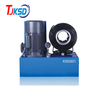 ISO CE 1/8-2 ''4SH 220V 60HZ Manguera hidráulica Prensa de freno Portaherramientas Máquina de mangueras Máquina de prensado de manguera de combustible diesel
