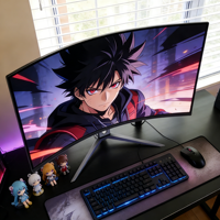 Moniteur grand écran Rebekah Factory 34 pouces LCD LED pour PC, moniteurs OEM ODM incurvés sans bordure, professionnels, 2K 4K, pour jeux