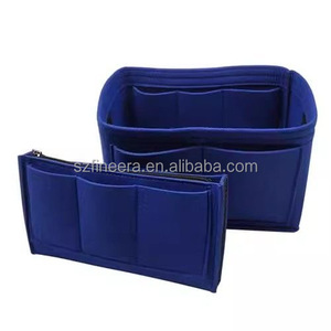 <span class=keywords><strong>2025</strong></span> Lady cảm thấy PURSE <span class=keywords><strong>Organizer</strong></span> chèn Túi xách phụ nữ trang điểm Túi mỹ phẩm du lịch lưu trữ Túi trang điểm tổ chức bán buôn - Product Image 4