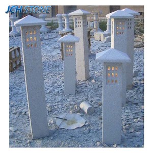 G682 Lanternes japonaises décoratives de patio de jardin en pierre de granit Rokkaku <span class=keywords><strong>Yukimi</strong></span> à vendre - Product Image 6
