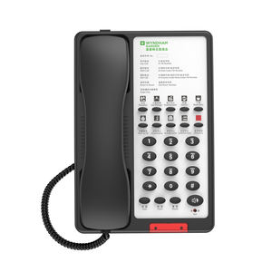 Teléfonos con cable para habitación de hotel con logotipo personalizado, teléfono inalámbrico fijo ABS resistente al agua para juego de teléfono de hotel - Product Image 2