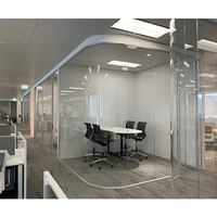 Professionnel moderne réglable en aluminium Double couche bureau cloison mur porte meubles chambre système de division