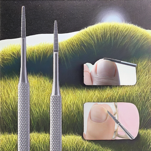 Sholifas 100 pièces Outils de manucure et pédicure double face en acier inoxydable 11,4 cm, bâtonnets à ongles, repousse-cuticules, dissolvant - Product Image 2