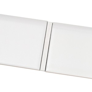 Plinthe en céramique blanche satinée 8x60 cm Bords irréguliers Finition satinée - Product Image 5
