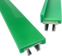 Bandes de guidage en polyéthylène haute densité sur mesure, profilé plastique coulissant UHMWPE coloré résistant à l'abrasion pour chaînes