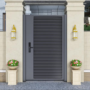 Puerta Corredera de Aluminio Fundido Simple para Cerca Metálica Principal en Venta, Cercas y Puertas de Aluminio para Casas - Product Image 4