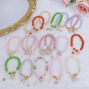 Wholesale Colorful Popping Crystal <b>Beads</b> <b>Bracelets</b> Kids Princess Cartoon Butterfly Moon Star Cute Charm <b>Bracelets</b> for Teen Girls - Product Image 3