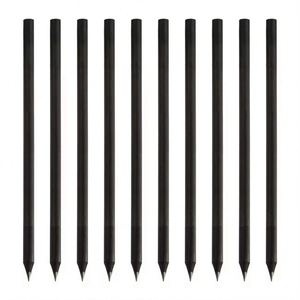 Crayon rond en bois noir 2B HB de haute qualité, personnalisé, écologique, pour enfants, avec gomme, pour usage promotionnel - Product Image 1