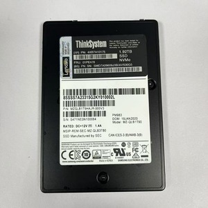 Sams-un-g Think-Sys-em PM983 1.92TB U2 NVME SSD 4XB7A10175 01PE478 MZQLB1T9HAJR-000V3 Interface NVMe haute vitesse assurant une performance fulgurante - Product Image 1