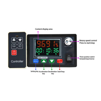 Contrôleur de vitesse de moteur PWM DC10-55V avec télécommande sans fil, régulateur de moteur à balais, rotation positive et inverse, régulateur de tension