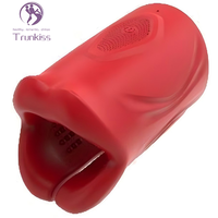 Nueva copa de masturbación de boca grande, producto sexual para adultos, 9 frecuencias, tipo Pin de vibración, masturbador de entrenador de pene masculino recargable