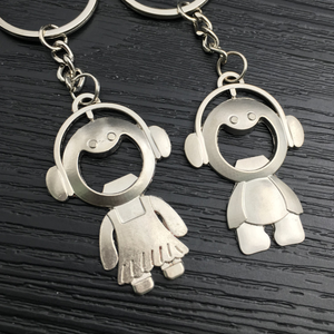 Porte-clés ouvre-bouteille pour filles, joli bijou métallique transparent, ouvre-bouteille peut être personnalisé, livraison directe, nouveau, 2021 - Product Image 6