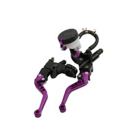 Pompe de frein hydraulique semi-CNC à six vitesses, système de carrosserie de moto universel modifié pour des performances améliorées, pompe de frein CNC