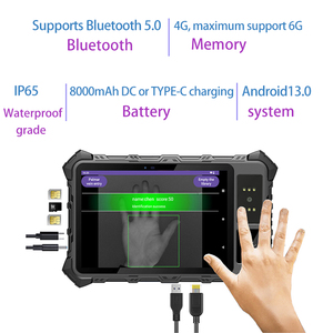 Tendcent <span class=keywords><strong>Android</strong></span> Palm tĩnh mạch nhận dạng Tablet <span class=keywords><strong>Wifi</strong></span> mạng với NFC RFID & Vân tay hỗ trợ OEM & ODM USB Type-C Palm in - Product Image 5