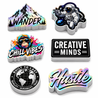 Pegatinas de Vinilo Mate Troqueladas, Logotipo Personalizado, Resistentes a los Rayos UV, Impermeables, Autoadhesivas, para Mercancía al por Mayor