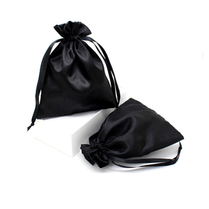 <b>Personalized</b> Customization Soft Satin <b>Bags</b> Human Hair Storage Wigs Packaging - Product Image 4