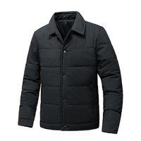 Blouson Bomber Homme Épais Style Streetwear Col Rabattu Motif Cœur Tendance Léger Automne Hiver