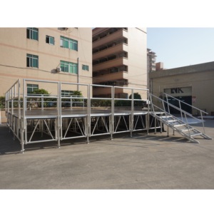 Système de scène stable pour scène de concert à hauteur réglable extérieur mobile - Product Image 6