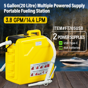 4AA Battery Electric USB <b>Pump</b> Standing Type Dispenser for Plastic Oil Drum Fuel Drum Mini Fuel Transfer <b>Pump</b> 3.8 GPM 5V/12V CE - Product Image 1
