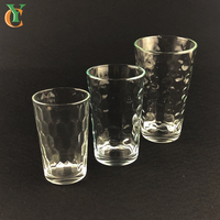 200ml 300ml 400ml 7OZ 10OZ 14OZ en gros rond en verre transparent pot à bière coupe en verre pour la boisson de jus de thé de vin