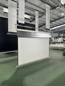 Écran de projection vidéo électrique SCREEN GEMS SG-LE4T-PET-92 CE 100, fixation murale, <span class=keywords><strong>tissu</strong></span> PET, 16:9, gain 2,5x, télécommande vocale - Product Image 6