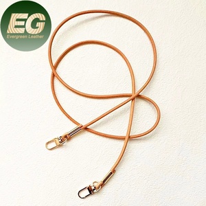 LST290 4mm Piping Heard String Cordón plano trenzado Fabricación de joyas Organizador de viaje Joyeros Collar genuino redondo Cordones de cuero - Product Image 1