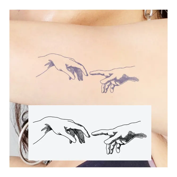 Заводская, на заказ, травяная, Полуперманентная, временная водостойкая тату-наклейка, наклейки на две недели, тату с соком, временные татуировки