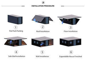 Casa Modular de Lujo, Vivienda Portátil <span class=keywords><strong>en</strong></span> Contenedor, Dormitorio Modular Prefabricado Económico, Casa Contenedor Expandible de 20 pies y 2 Pisos - Product Image 6