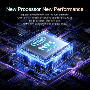 2025 nuevo Mini barato 14,1 pulgadas portátiles de negocios Intel N95 <span class=keywords><strong>Gamer</strong></span> portátiles pantalla táctil Metal hogar Personal Slim Laptop Bilgisayar - Product Image 3