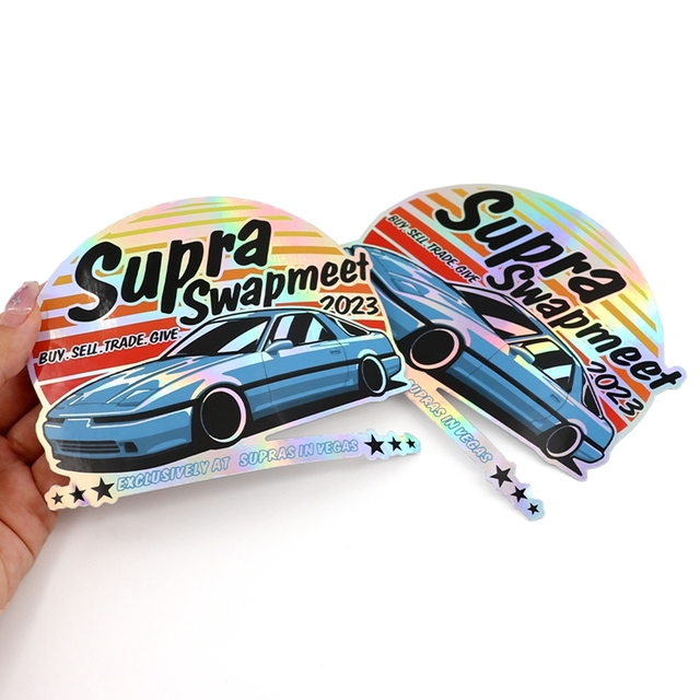 Custom Transparent Window Logo Vinyl Car Decal Die Cut Stickers