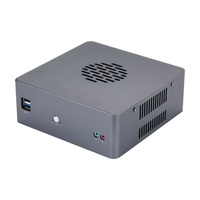 Mini PC Industrial Barebone LGA1151 de 6.ª a 9.ª Generación, Doble LAN I210, 4 Puertos COM, 8 Puertos USB, 2 DDR4, 2 HD NVME, Refrigeración Activa