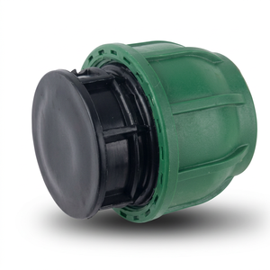 Bouchon de compression en polypropylène vert basse pression pour raccord de tuyau d'irrigation, connecteur d'alimentation en eau, moulage par injection OEM - Product Image 1