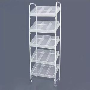 Thân Thiện Với Môi Có Thể Tháo Rời Sắt Và Thép Đứng Nhiều Lớp Bán Lẻ Hiển Thị Giá Cho Cửa Hàng Sử Dụng Cho Người Giữ Dây Và Lưu Trữ - Product Image 6