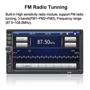 7023D doble DIN coche estéreo radio <span class=keywords><strong>video</strong></span> pantalla táctil completa 2DIN 7 pulgadas coche <span class=keywords><strong>MP5</strong></span> reproductor de DVD Som automotivo - Product Image 4