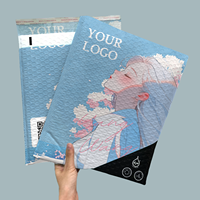 Enveloppes matelassées en polybulles pour envoi postal, sacs d'expédition écologiques avec logo imprimé sur mesure