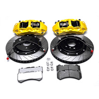 Kit de Freinage Haute Performance Nouveau GT6 avec Disques et Étriers en Alliage d'Aluminium Coulé et Usiné CNC, Garantie 1 An pour Roue Arrière