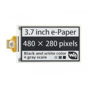 Écran e-Paper e-Ink Raw de 3,7 pouces, 480x280, noir/blanc, 4 niveaux de gris, SPI, sans PCB - Product Image 1