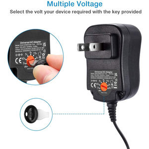 Alimentation électrique universelle réglable ETI 12W avec protection OVP, respectueuse de l'environnement, en matériau ignifuge pour PC, adaptateur AC/DC 3V-12V, chargeur USB - Product Image 5