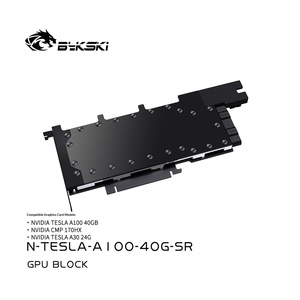 <span class=keywords><strong>Bykski</strong></span> N-TESLA-A100-40G-SR Nouveau bloc d'eau pour GPU, design entièrement métallique pour Tesla A100 40GB de bureau - Product Image 1