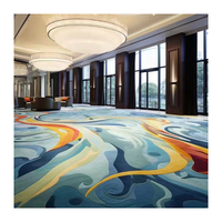 80% laine 20% nylon Axminster 5 étoiles hôtel de luxe mur-à-mur chambre d'hôtel Nylon imprimé hall couloir tapis sol rouleau