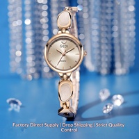 Montre à quartz pour femme de style chinois avec boîtier en alliage, cadran à aiguilles étanche, épaisseur 10 mm