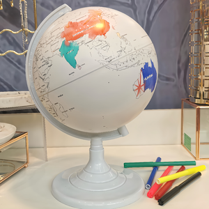 Bán Buôn DIY Thủ Công Mỹ Nghệ Trường Địa Lý Giảng Dạy Nguồn Cung Cấp Nhựa PVC Xoay Bản Đồ Thế Giới Toàn Cầu Cho Sinh Viên Giáo Dục Sử Dụng - Product Image 3