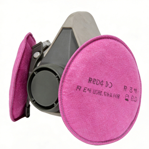 Mascarilla de Media Cara de Alta Eficiencia CF6200 con Filtro de Algodón Rosa P100, <span class=keywords><strong>Respirador</strong></span> Reutilizable <span class=keywords><strong>para</strong></span> <span class=keywords><strong>Pintura</strong></span> y Seguridad Industrial - Product Image 2