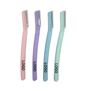 Rasoio <span class=keywords><strong>per</strong></span> <span class=keywords><strong>Sopracciglia</strong></span> in Acciaio Inox con Manico Dritto e Rete Protettiva, Multicolore, Vendita all'Ingrosso - Product Image 1