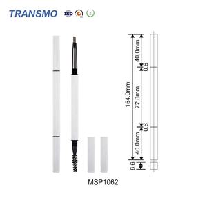 Emballage de crayon à sourcils écologique, tubes carrés à double extrémité pour crayons à sourcils, conteneurs, fournisseur d'emballages cosmétiques et de maquillage - Product Image 2